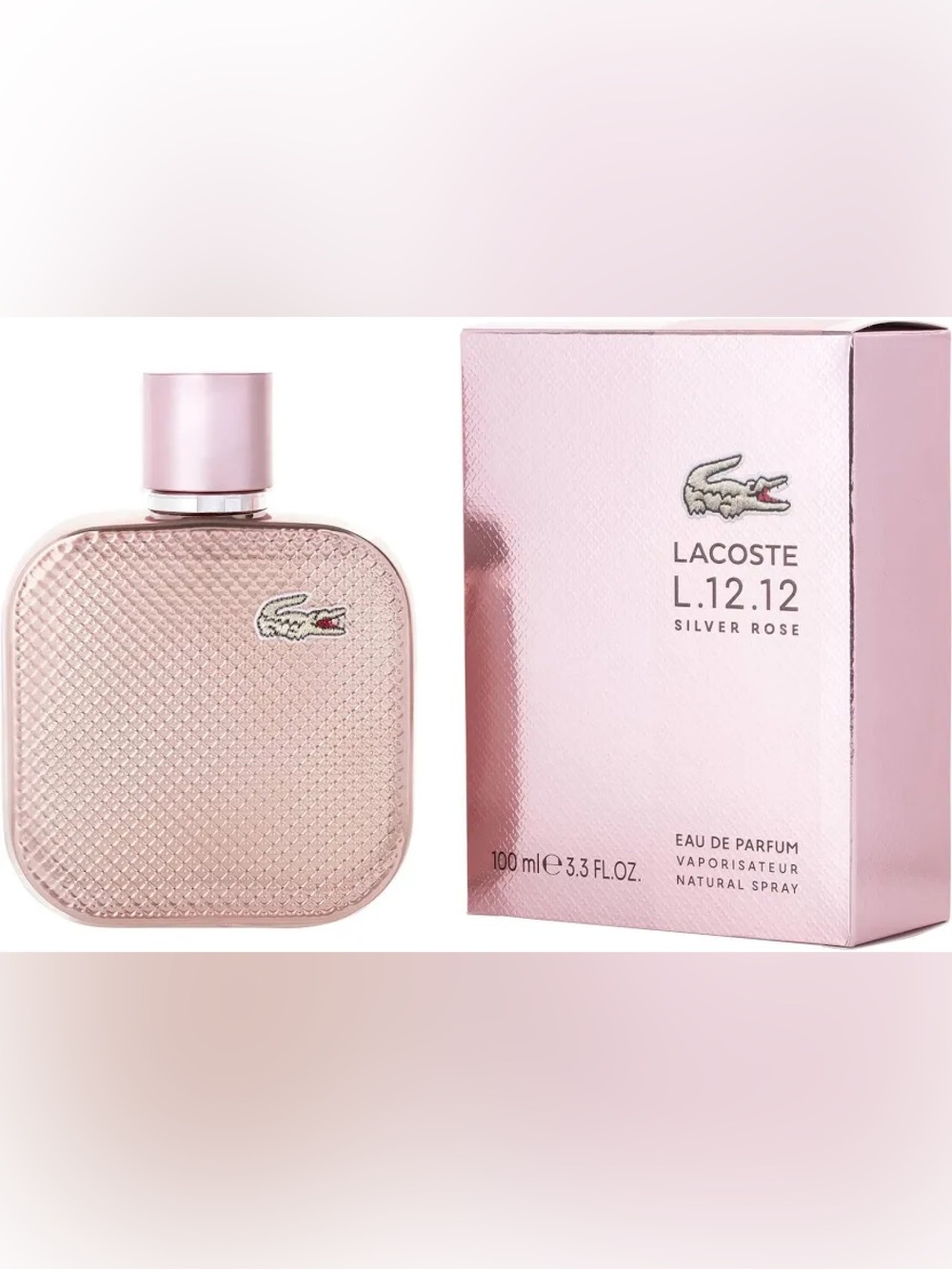 Lacoste L.12.12 Silver Rose Eau de Parfum Spray 100 ml